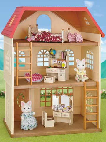  Bộ đồ chơi quà tặng nhà 3 tầng 3 Story House Sylvanian Families 