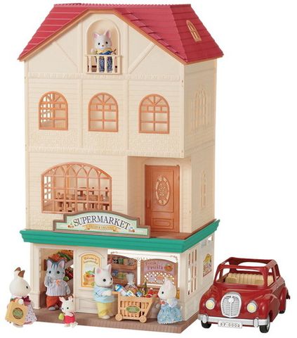  Bộ đồ chơi quà tặng nhà 3 tầng 3 Story House Sylvanian Families 