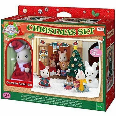  Đồ chơi bộ giáng sinh Sylvanian Families 2225 Christmas Set Limited Edition 