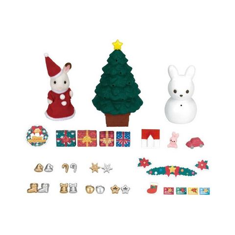  Đồ chơi bộ giáng sinh Sylvanian Families 2225 Christmas Set Limited Edition 