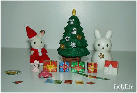  Đồ chơi bộ giáng sinh Sylvanian Families 2225 Christmas Set Limited Edition 