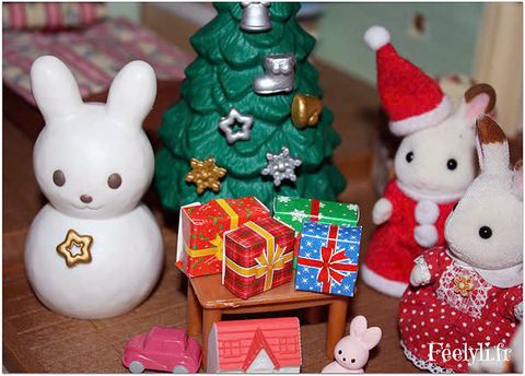  Đồ chơi bộ giáng sinh Sylvanian Families 2225 Christmas Set Limited Edition 