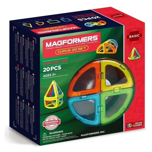 MAG-701010 Bộ Magformers cơ bản 20 hình dạng cong