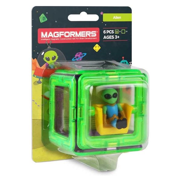 Bộ Magformers cơ bản " Người ngoài hành tinh " 6 mảnh MAG-715007