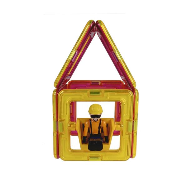 Bộ Magformers cơ bản kỹ sư xây dựng 6 mảnh MAG-715008