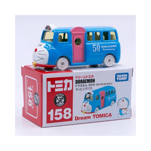  Xe bus Tomica đồ chơi Doraemon No. 158 50th wrapping bus (tentative) 