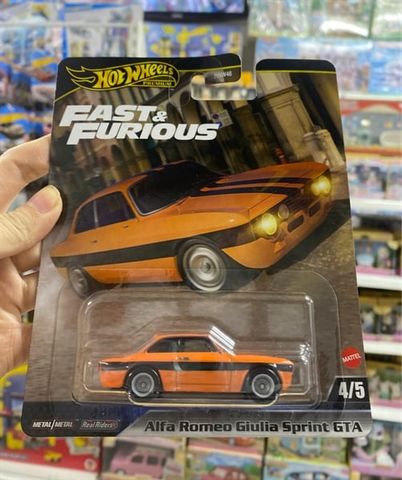  Mô hình xe JBM04 Hot Wheels Fast&Furious Alfa Romeo Giulia Sprint GTA 