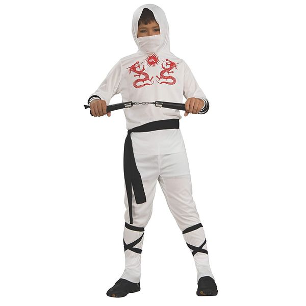 Trang phục Ninja trắng size 4-6