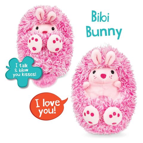  Đồ chơi nhím bông Curlimal Bibi The Bunny Talking 
