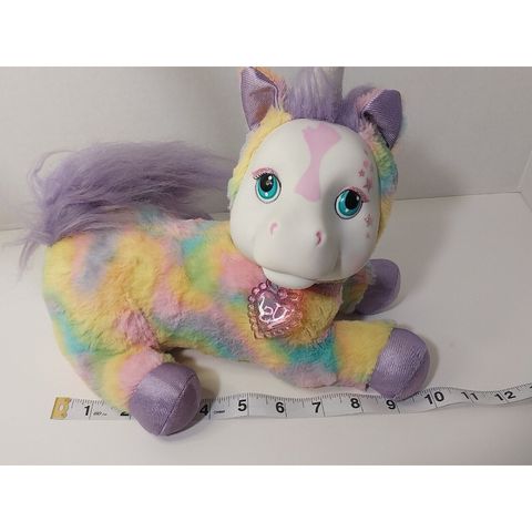  Unicorn Surprise Plush Tie Dye Sparkle Horn w/ 2 Baby Pony 