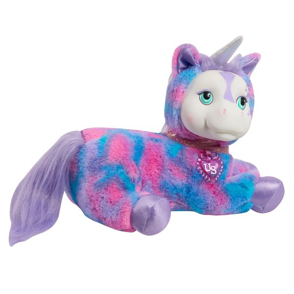 Mô hình thú bông Unicorn Surprise Lizzie, Purple and Pink, Stuffed Animal Unicorn and Babies