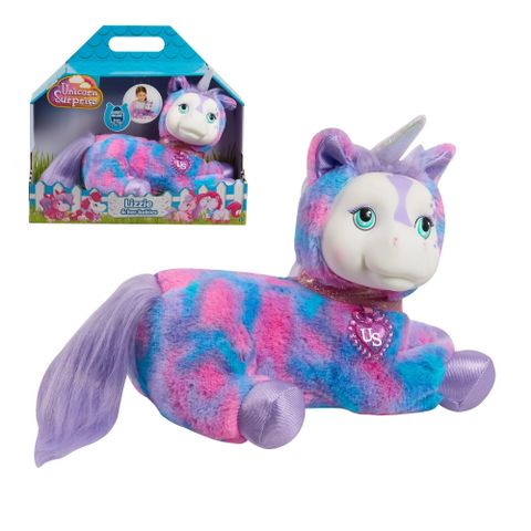  Unicorn Surprise Lizzie, Purple and Pink, Stuffed Animal Unicorn and Babies 