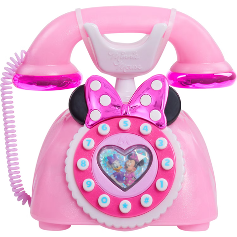 Đồ chơi điện thoại để bàn 88272 Disney Junior Minnie Mouse Ring Me Rotary Phone 