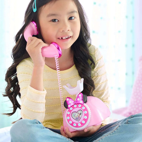  Đồ chơi điện thoại để bàn 88272 Disney Junior Minnie Mouse Ring Me Rotary Phone 