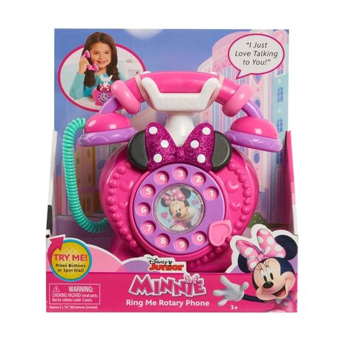  Disney Junior Minnie Mouse Ring Me Rotary Phone 