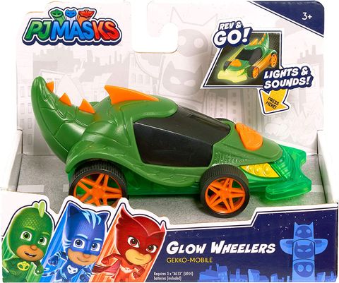  Ô tô biến hình PJ Masks phát sáng xanh lá Gekko 