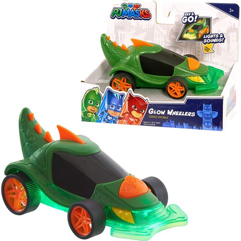  Ô tô biến hình PJ Masks phát sáng xanh lá Gekko 