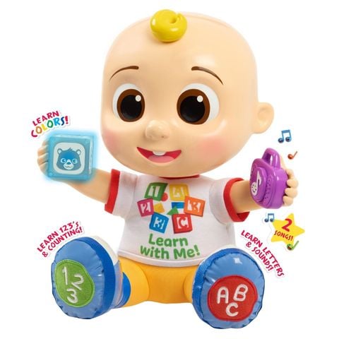  Đồ chơi em bé JJ phát nhạc CoComelon Interactive Learning JJ Doll with Lights, Sounds 