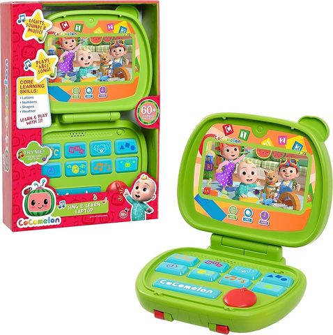  Đồ chơi học tập 63-96113 Cocomelon JJ Sing and Learn Laptop Toy For Kids 