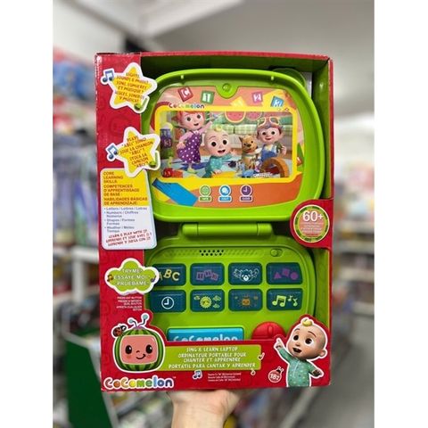  Đồ chơi học tập 63-96113 Cocomelon JJ Sing and Learn Laptop Toy For Kids 