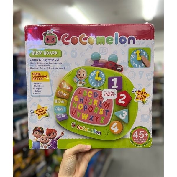 Bảng học chữ cái CoComelon Learning Melon Busy Board 96172