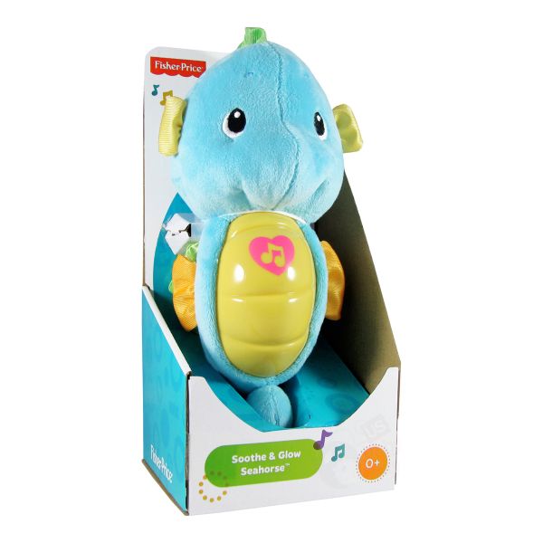 Fisher-Price Soothe N' Glow Crib Toy - Seahorse Blue - DGH78