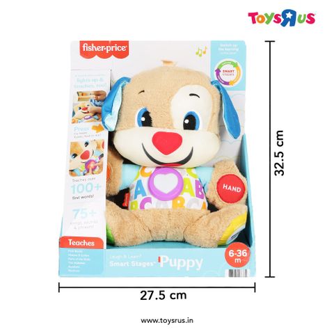  Đồ chơi chó bông học tập Fisher-Price FDF21 Laugh and Learn Smart Stages Puppy 
