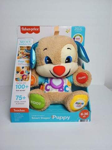 Đồ chơi chó bông học tập Fisher-Price FDF21 Laugh and Learn Smart Stages Puppy 