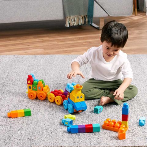  Đồ chơi xếp khối FWK22 Fisher Price Mega Bloks ABC Musical Train 