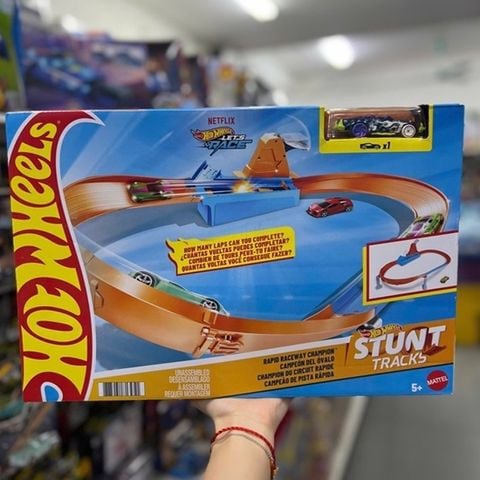  Bộ đường trượt xe GJM75 Hot Wheels Drift Master Champion Playset 