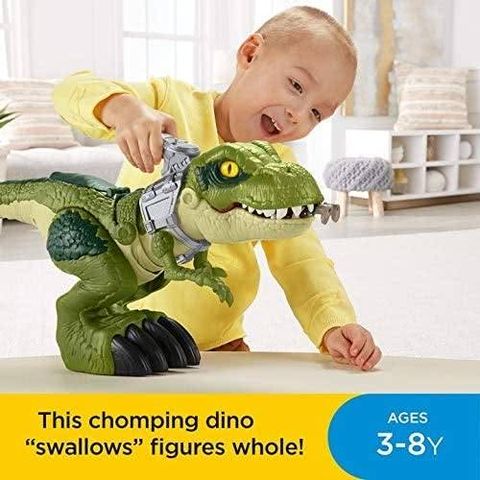  Đồ chơi khủng long Fisher-Price Imaginext Jurassic World Mega Mouth T.rex Dinosaur Toy cao 35cm 