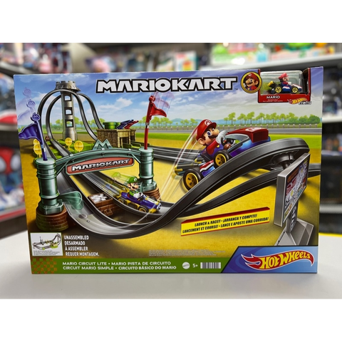  GHK15 Hot Wheels Mario Kart Mario Circuit Lite Track Set 