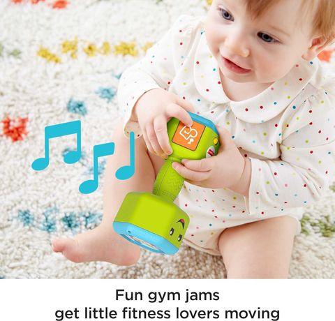  Fisher-Price GJW57- Laugh & Learn Counting Reps Dumbbell 