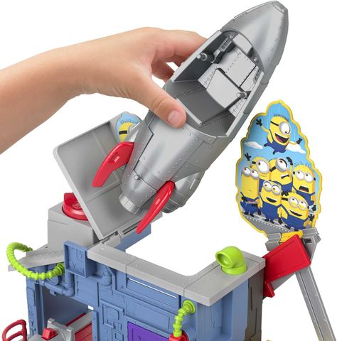  Bộ đồ chơi Imaginext Minions The Rise of Gru Gadget Lair với hình Minion Otto 