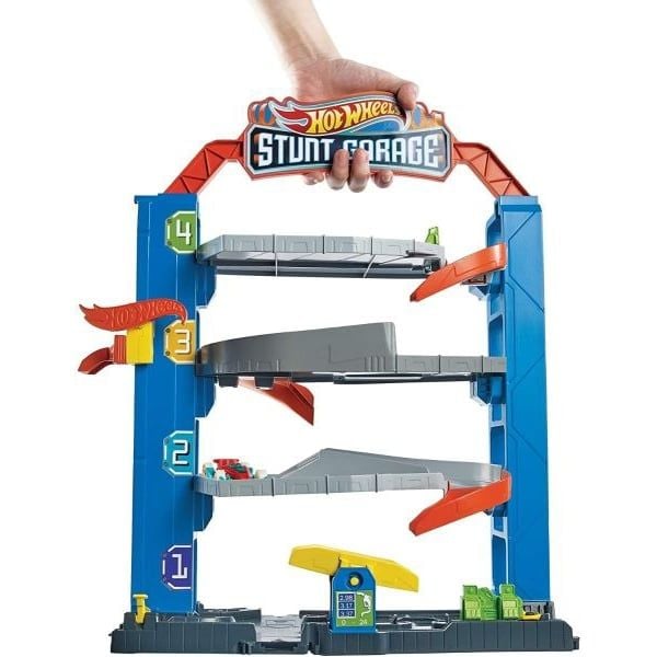GNL70 Hot Wheels City Stunt Garage Play Set Gift