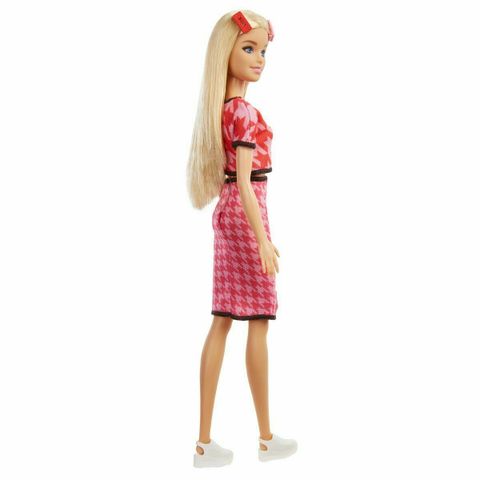  Búp bê BARBIE Fashionistas Doll #169 Blonde Houndstooth Top Skirt 