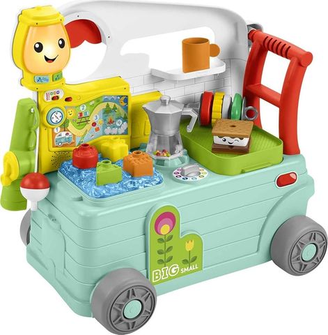  GTJ59 Fisher-Price Laugh & Learn 3-In-1 On The Go Camper 