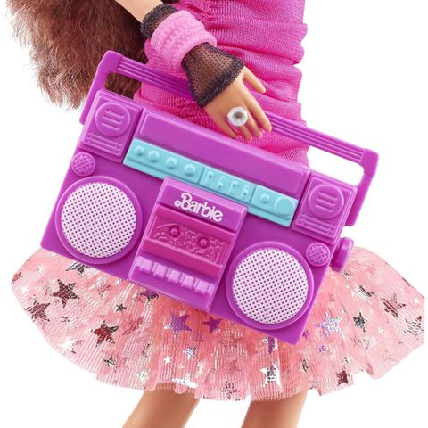  Đồ chơi búp bê Barbie Rewind '80s Edition Collectible Doll with Night Out Look & Music Accessories 