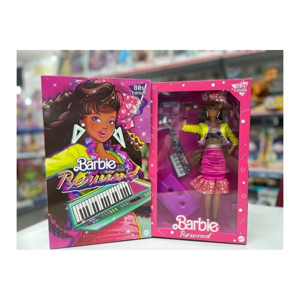 Đồ chơi búp bê Barbie Rewind '80s Edition Collectible Doll with Night Out Look & Music Accessories