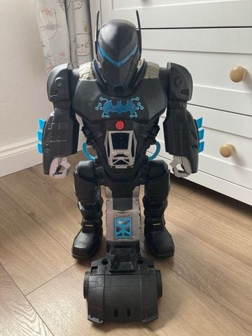  Đồ chơi robot GWT23 Imaginext DC Super Friends Bat-Tech BatBot and Batman Figure 