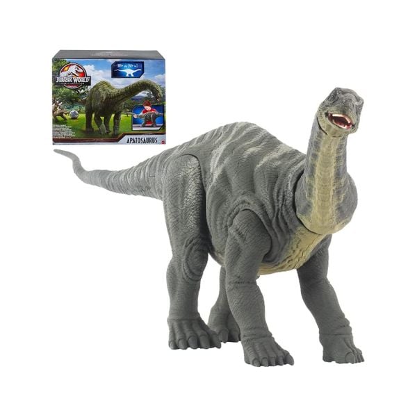 23win08 com mô hình khủng long Mattel Jurassic World Apatosaurus GWT48 ( 113cm )