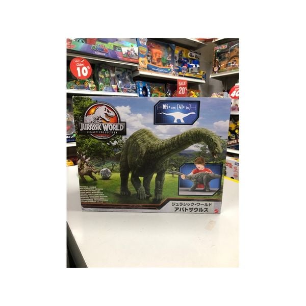 23win08 com mô hình khủng long Mattel Jurassic World Apatosaurus GWT48 ( 113cm )