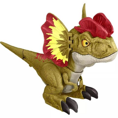  Khủng long GWD69 Jurassic World Dominion Uncaged Rowdy Roars Dilophosaurus Dinosaur Figure 