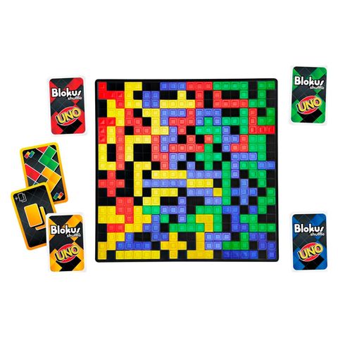  ‎GXV91 Mattel Games Blokus Shuffle UNO Edition 