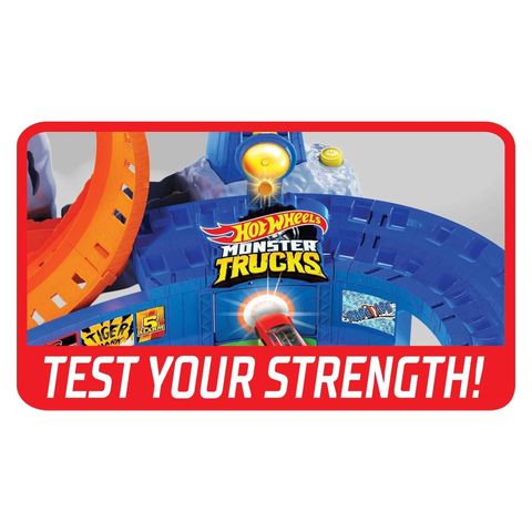  GYL14 Hot Wheels Monster Trucks T-Rex Volcano Playset 