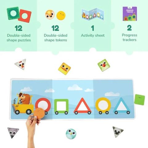  Thực hành Tiếng Anh PlayShifu - Hình dạng và màu sắc trong Trang trại của bé BLM0043 