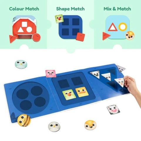  Thực hành Tiếng Anh PlayShifu - Hình dạng và màu sắc trong Trang trại của bé BLM0043 