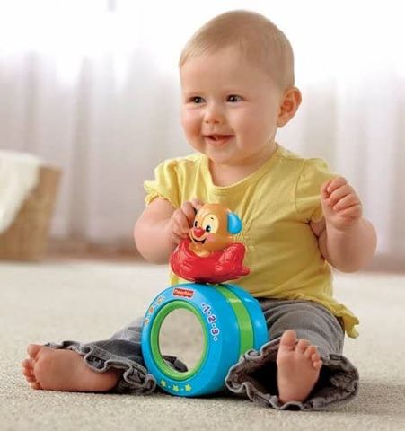  Con lăn Puppy's Crawl-Along Ball Fisher Price Y4231 