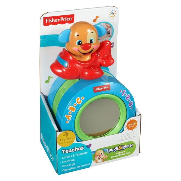 Con lăn Puppy's Crawl-Along Ball Fisher Price Y4231