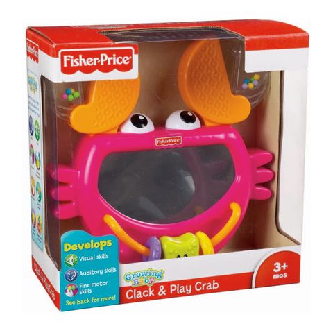  Fisher Price Đồ chơi Gương soi Cua biển Clack & Play Crab 